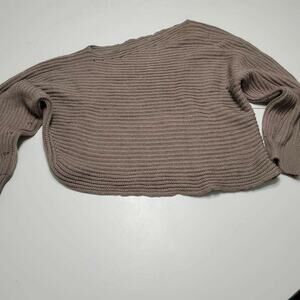 Cecico Womens Pullover Sweater Green Long Sleeve 100% Acrylic L